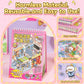 DIY 3D Sticker Scene Book 36 Pcs Sticker Scenes Miniature Room Scene Stickers Book Funny House Scene Sticker Book for Adults Kids Conduce to Relieve