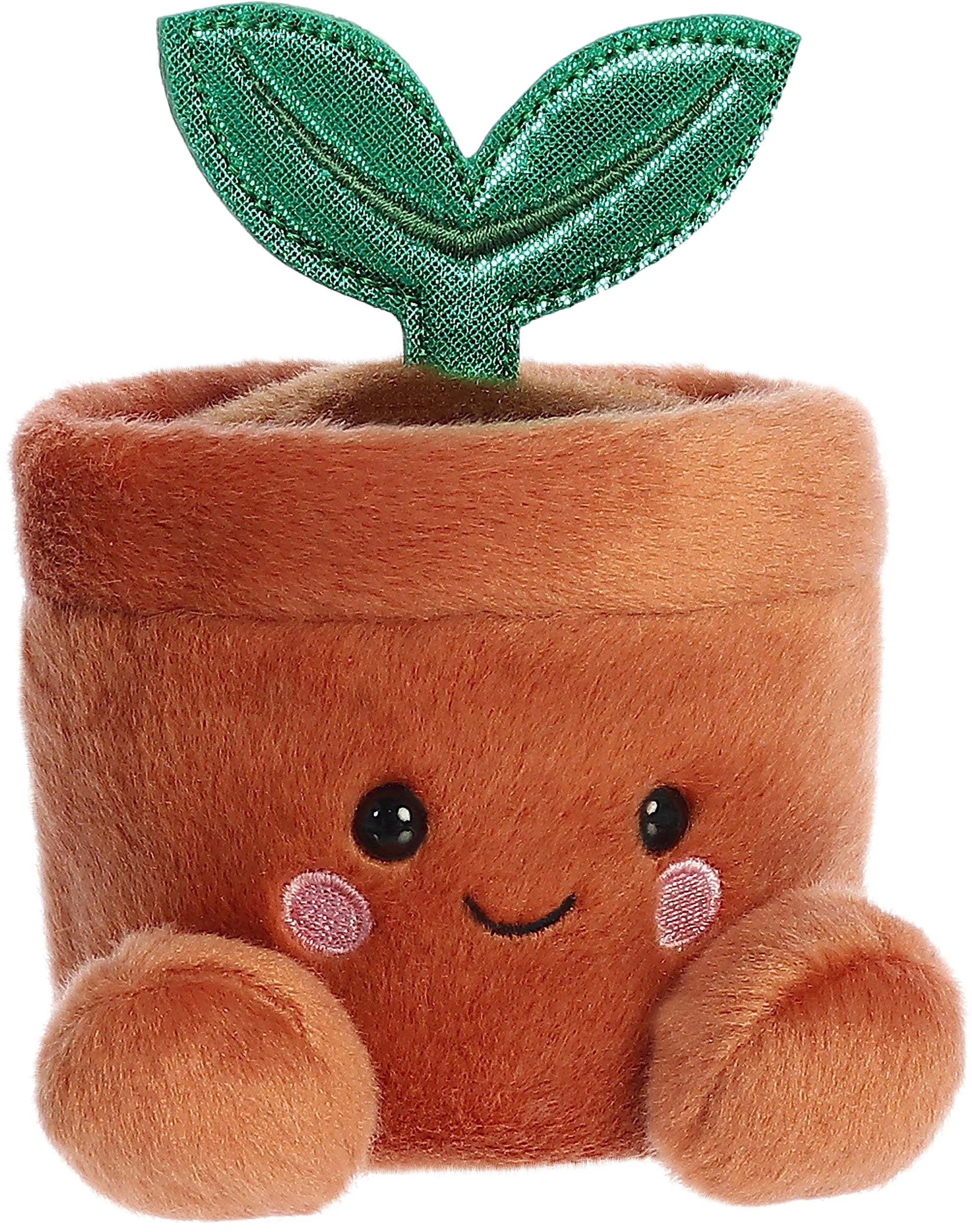 Aurora® Adorable Palm Pals™ Terra Potted Plant™ Stuffed Animal - Fun Collectible Plush for Kids and Adult Collectors - Perfect for Decorating Rooms