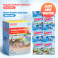 JOYIN Giant Bubble Solution (Up to 4.5 Gallons), 6 Pouches Concentrated Solution Refill for Bubble Machine, Wands, Blower, Easter, Outdoors Activity