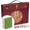 Yellow Mountain Imports Chinese Mahjong Set - Rouge Heritage - 146 Medium Tiles, Professional Set for Chinese-Style Play [???? ????]