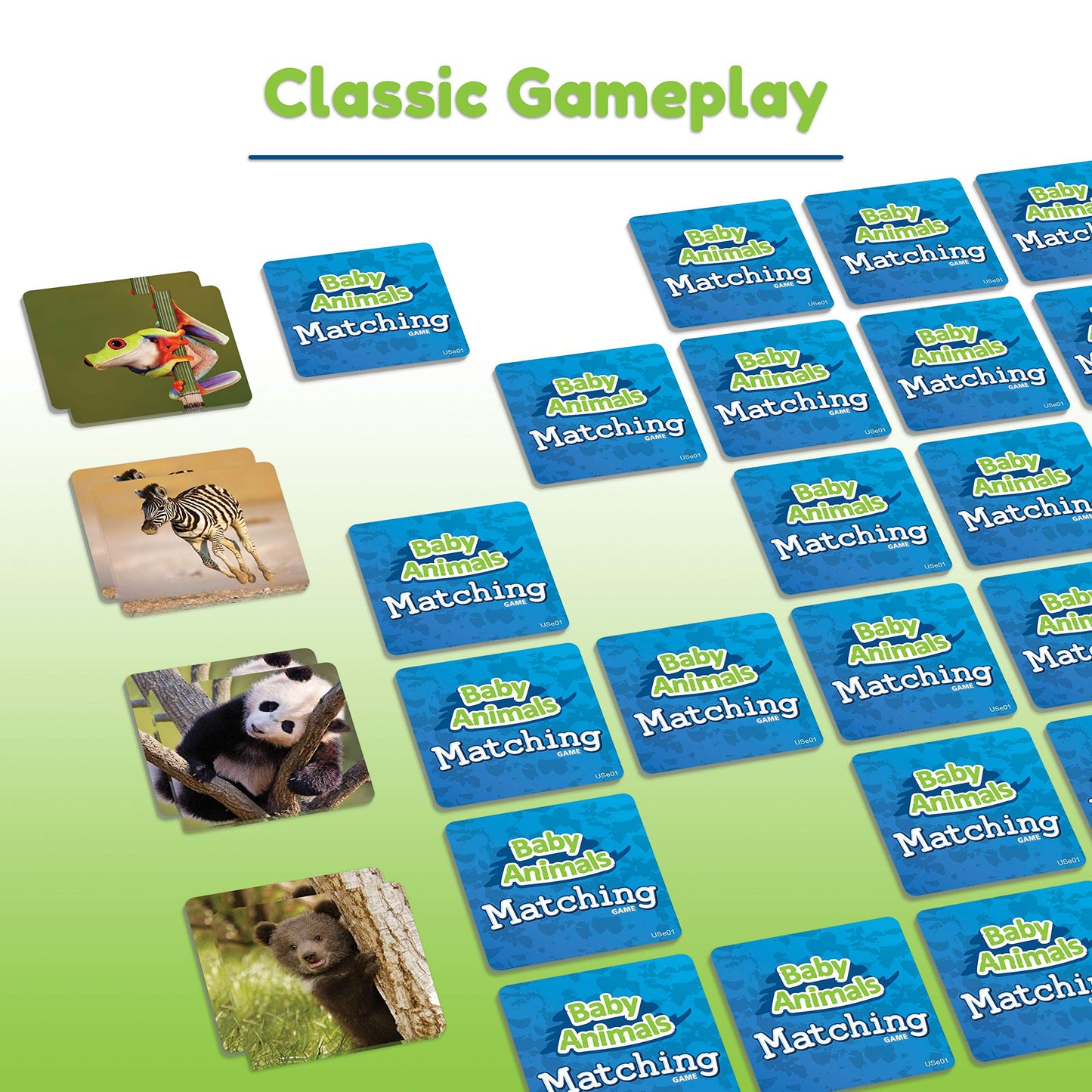 Wonder Forge Baby Animals Matching Game - Engaging Memory Booster | Age 3 to 5 | Fast-Paced, Fun & Educational | Ideal Gift for Easter