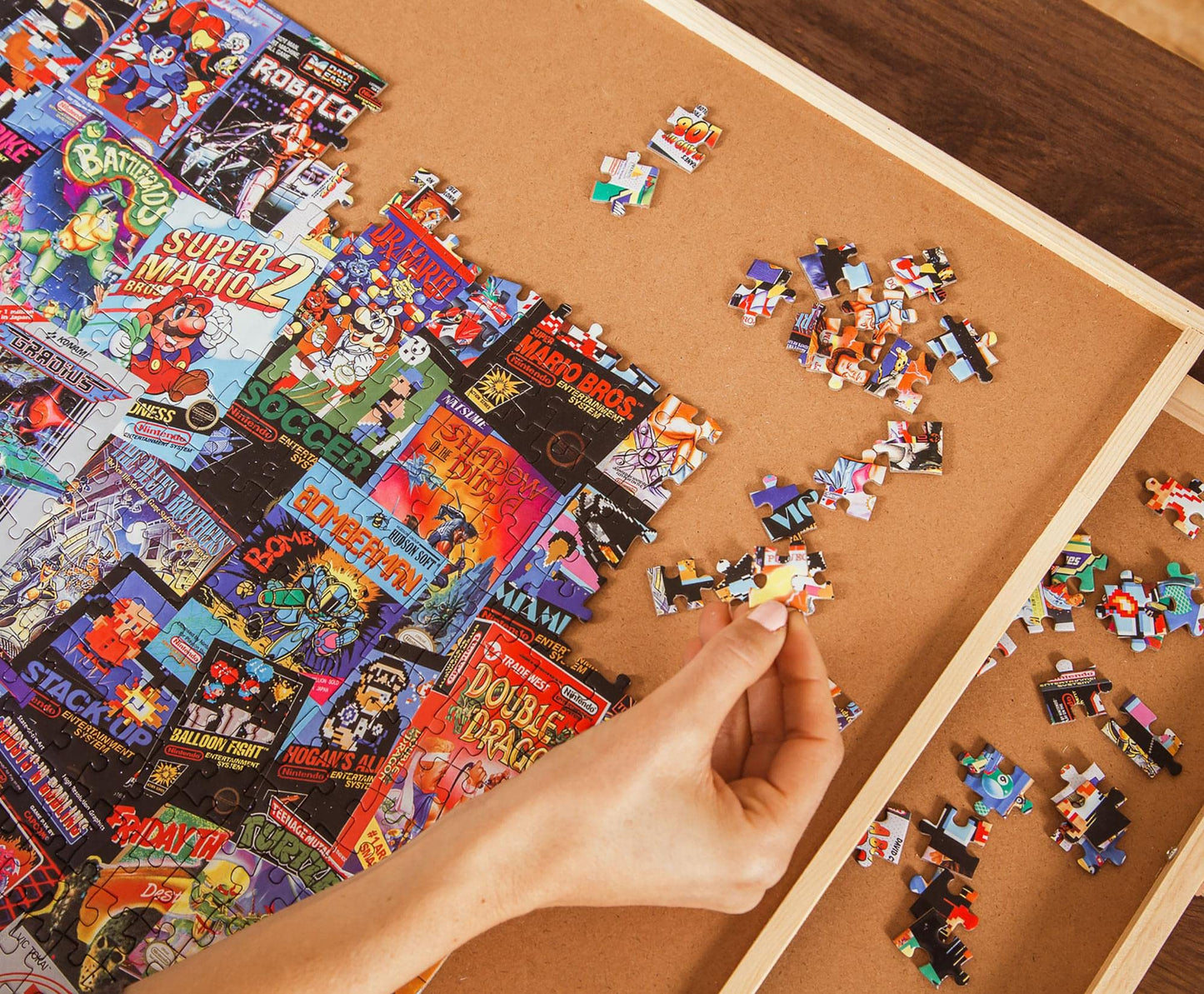 8-Bit Armageddon Retro Video Game Puzzle for Adults and Kids | 1000 Piece Jigsaw Puzzle Toy | Interactive Brain Teaser for Family Game Night | 28 x 20