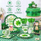Bzhouyy Pink Bow Birthday Party Supplies Disposable Tableware Kit Serves 20
