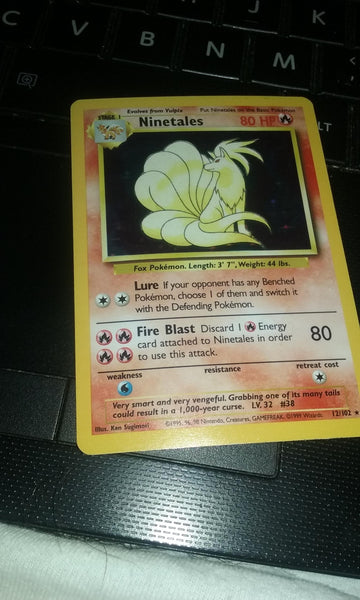 Ninetales - 12/102 - Holo Rare - Unlimited Edition