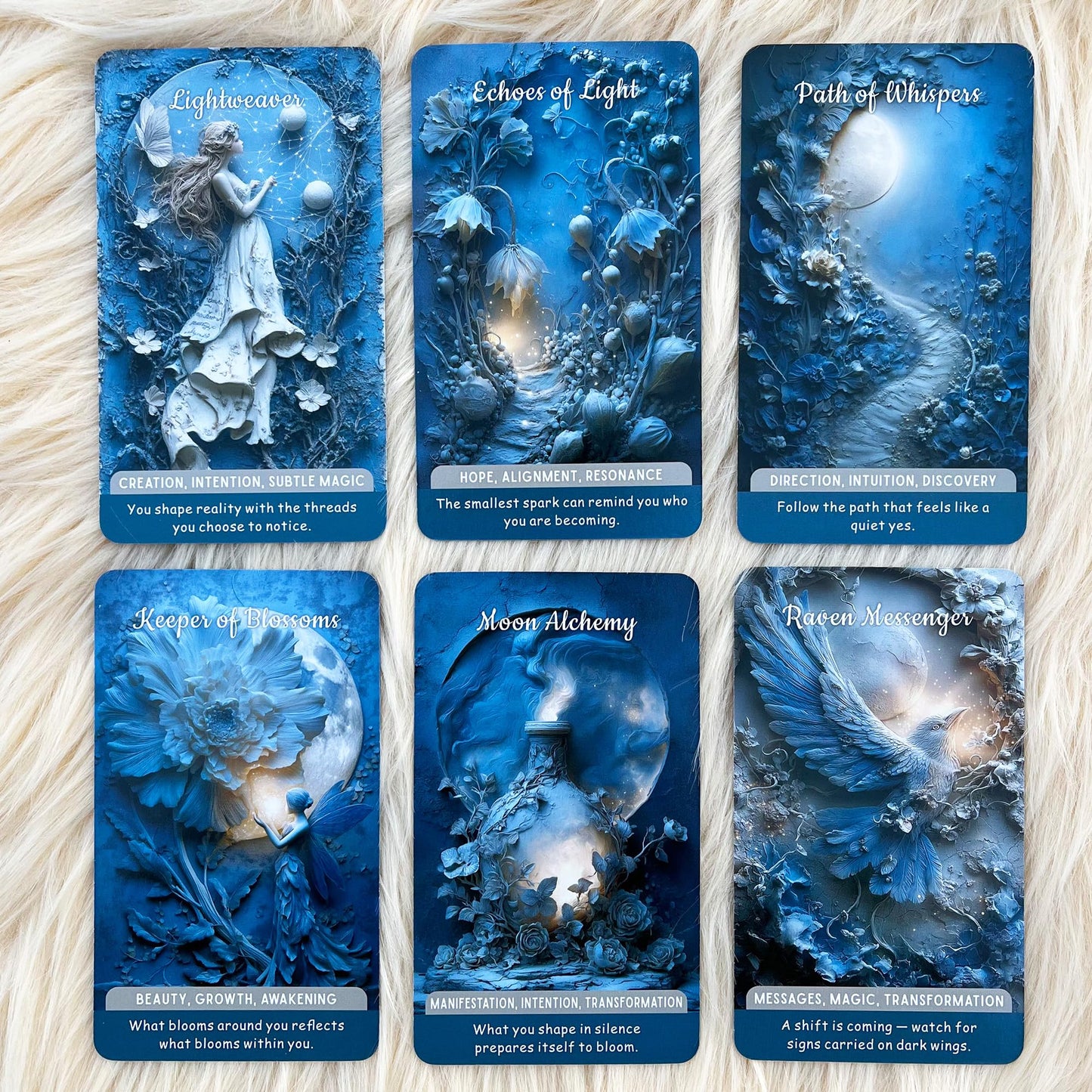 EMPATHSOUL Oracle Cards Deck 54 Cards, Moonlit Forest Oracle, Moon Inspired Oracle Cards for Intuition, Ritual, Spiritual Guidance, Shadow Work