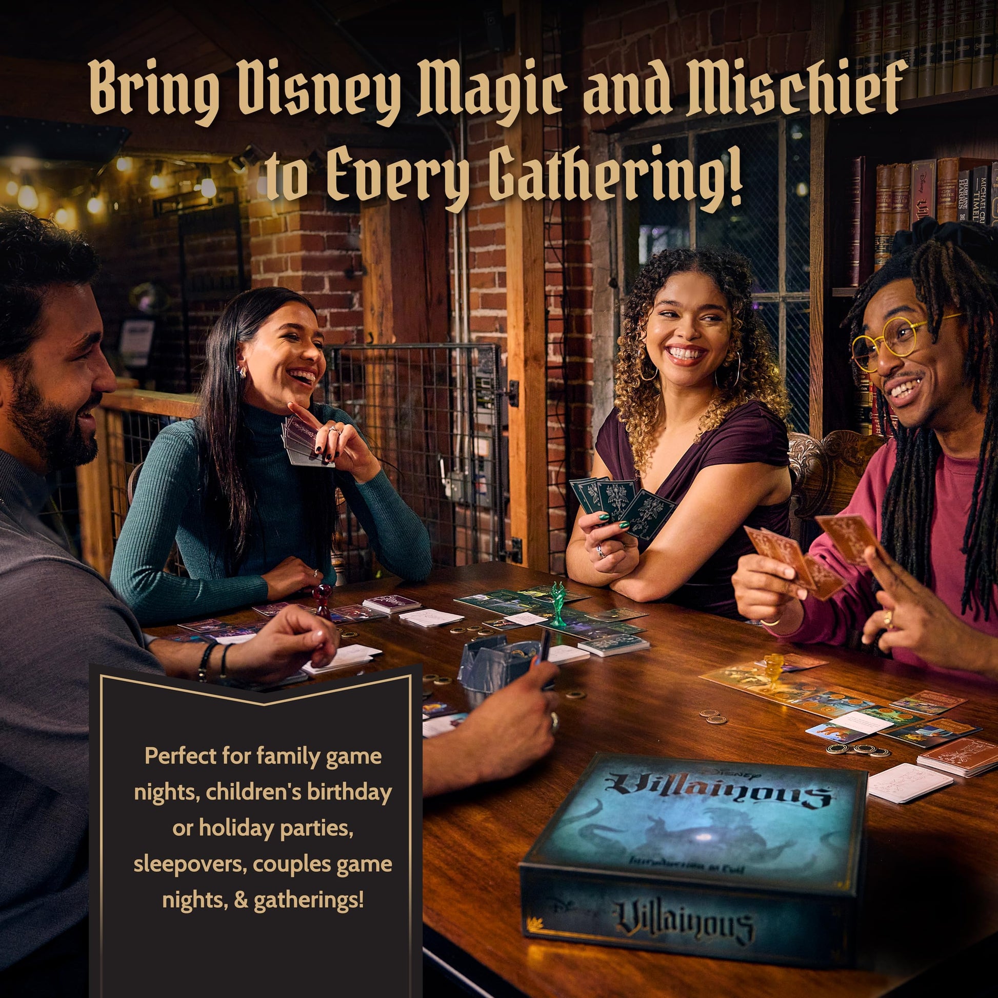 Ravensburger Disney Villainous - Introduction to Evil Strategy Board Game - Compatible with Other Villainous Games - Includes Lorcana Promo Card