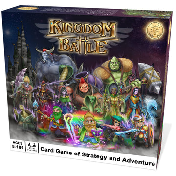 Mind Inventions Kingdom Battle - Math Card Game of Strategy and Adventure, Ages 5+