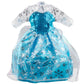 Elsa Frozen Inspired Dress- 18" Doll Clothes & Accessories Compatible w American Girl Dolls- Includes Blue Snowflake Queen Premium Quality Handmade