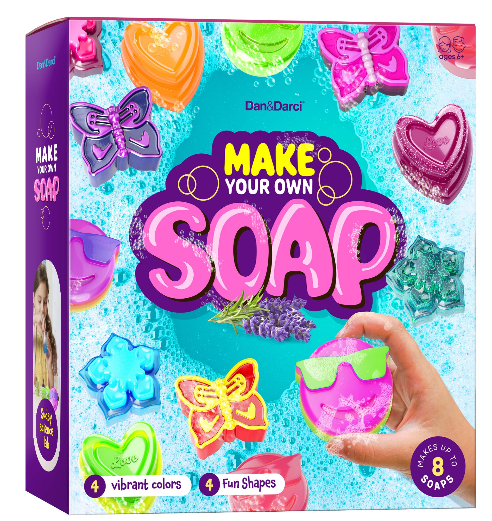 Dan&Darci Soap Making Kit for Kids - Crafts Science Toys - Birthday Gifts for Girls and Boys Age 6-12 Years Girl DIY Kits - Best Educational Craft