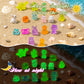 50 Pcs Glow in The Dark Mini Resin Animals Blind Bags