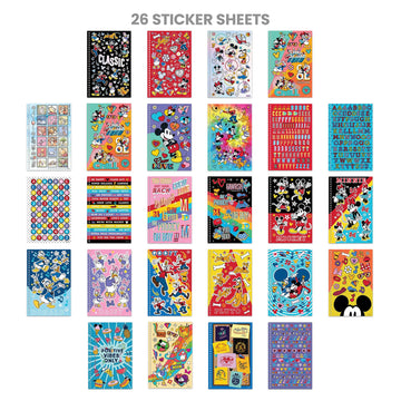 Fashion Angels Disney Mickey & Friends 1000+ Tabbed Sticker Collection Book