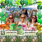Dinosaur Themed Birthday Party Decoration Kit - Includes Backdrop, Tablecloth, Birthday Banner, Cake/Cupcake Toppers, Hanging Swirls, Disposable
