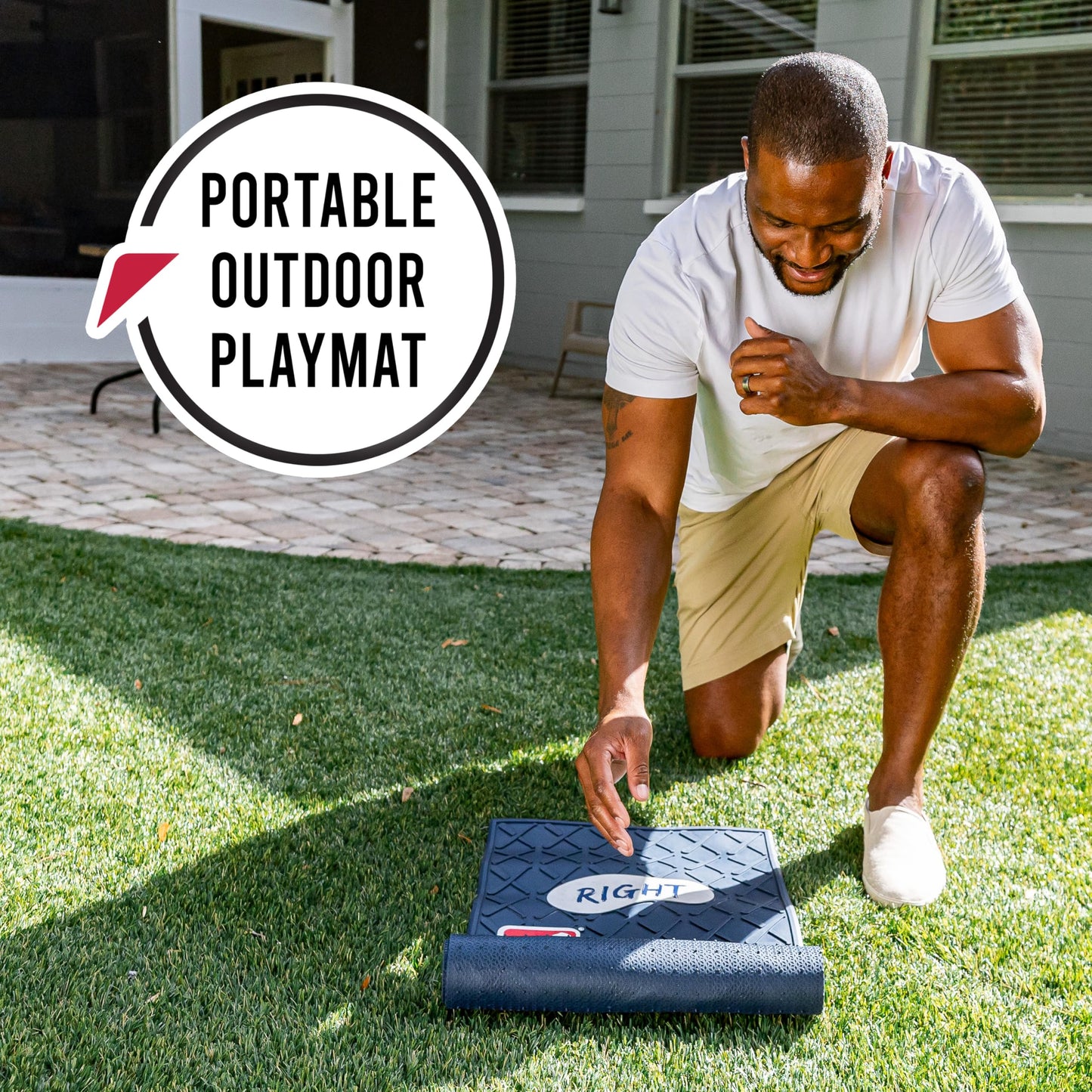 Franklin Sports MLB Learn Your Stance Batter's Box Training Mat