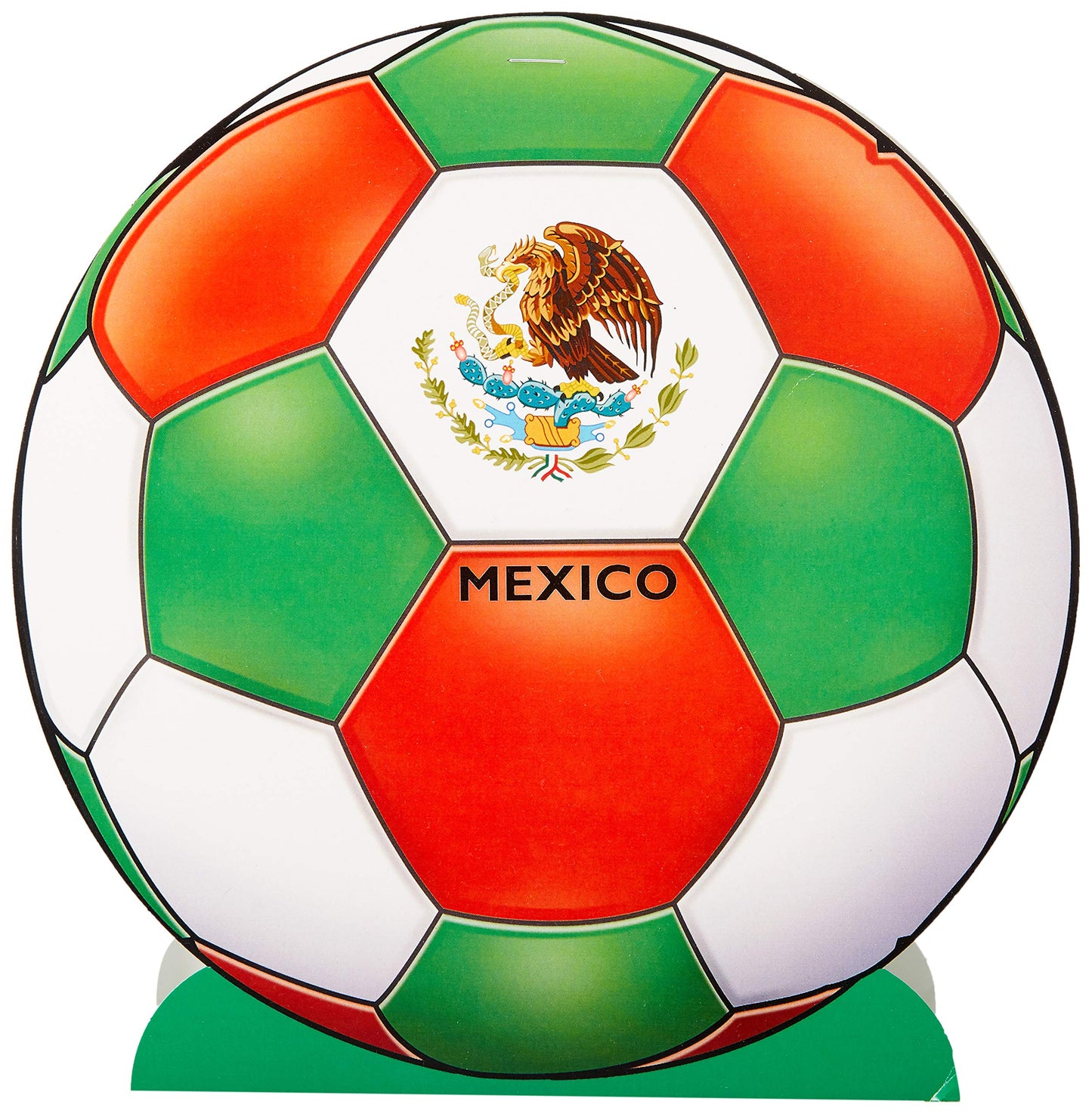 3-D Mexico Soccer Ball Centerpiece, Sports Party Supplies, Tableware Decorations