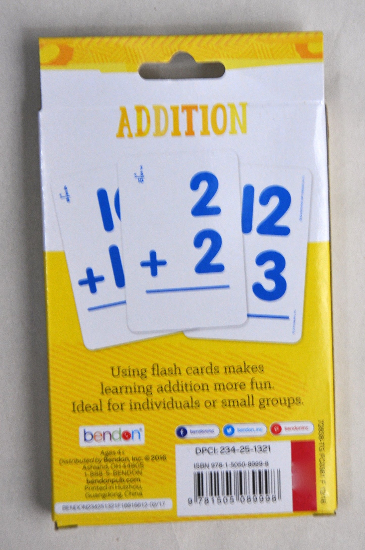 Addition & Subtraction Flashcards - Math for Kindergarten 1st Grade - Learning Practice Flash Card Bundle