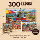 MasterPieces - 300 Piece Jigsaw Puzzle, Large EZ Grip Shapes, Trip to The Coast, Fun for Adults, Seniors, Family, Kids, Non-Glare Finish, 18"x24"