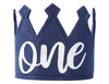 Navy Blue Birthday Crown For Kids - 1st Birthday Crown,1st Birthday Party Supplies