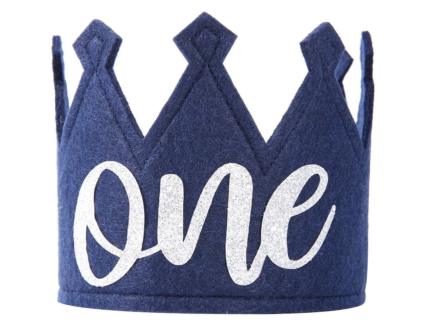 Navy Blue Birthday Crown For Kids - 1st Birthday Crown,1st Birthday Party Supplies