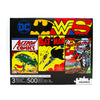 DC Comics 3 x 500 Jigsaw Piece Jigsaw Puzzle Set with Bonus Poster - Superhero Puzzle Pack for Adults, Kids & Families | Superman, Batman & Wonder