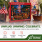VCC 1000 Piece Jigsaw Puzzle for Adults - 4th of July Puzzle, Random Cut Interlocking Pieces, Premium Thick Puzzle Board, Tight Snap Fit, 26.6” x