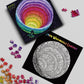 Antelope - 1000 Piece Rainbow Puzzle for Adults, Hue Wormhole Jigsaw Puzzles 1000 Pieces,1000 Piece Round Puzzles, Wormhole Puzzles, High Resolution