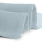 Gee Di Moda Fitted Tablecloth - 72 x 30 Inch Baby Blue Floor-Length Fitted Table Cloth for 6 Foot Rectangle Table, Heavy Duty Washable Fabric