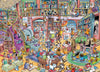 Cobble Hill 1000 Piece Puzzle - Doodletown: Bookshop Bedlam - Sample Poster Included