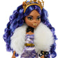 Monster High Howliday Winter Edition Doll, Clawdeen Wolf Collectible in ICY Lavender Gown with Furry Boa & Accessories
