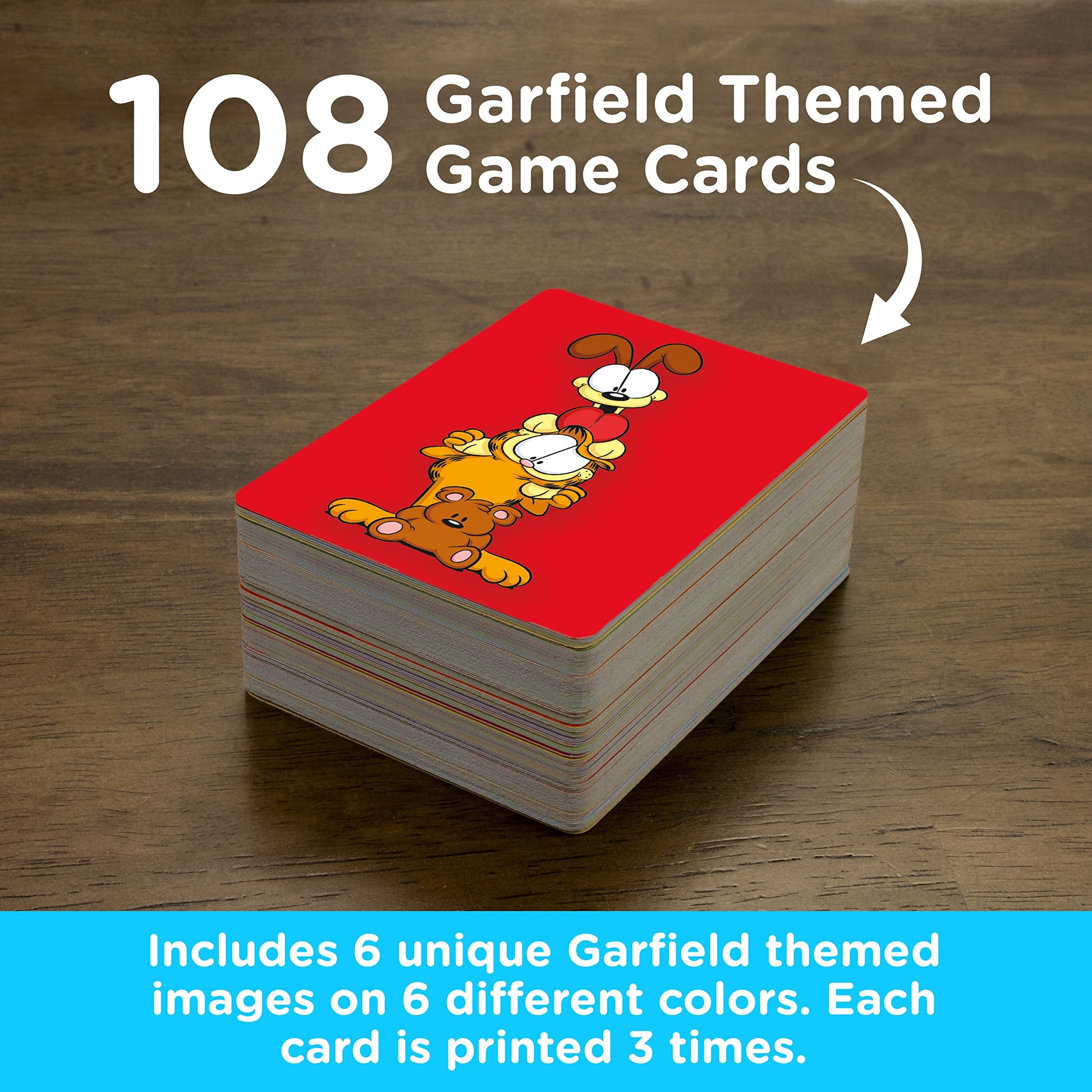 AQUARIUS Garfield Memory Master Card Game - Fun Family Party Game for Kids, Teens & Adults - Entertaining Game Night Gift - Officially Licensed