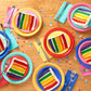 American Greetings 50-Count 9 in. x 9 in. Rainbow Paper Dinner Plates