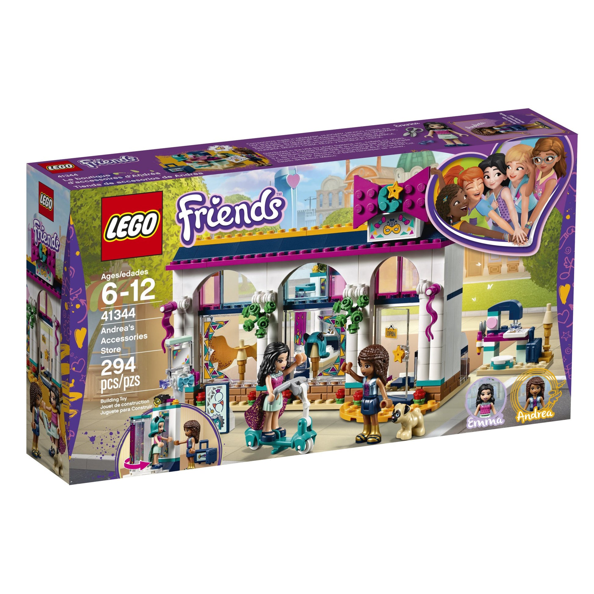 LEGO Friends Andrea’s Accessories Store 41344 Building Kit (294 Pieces)