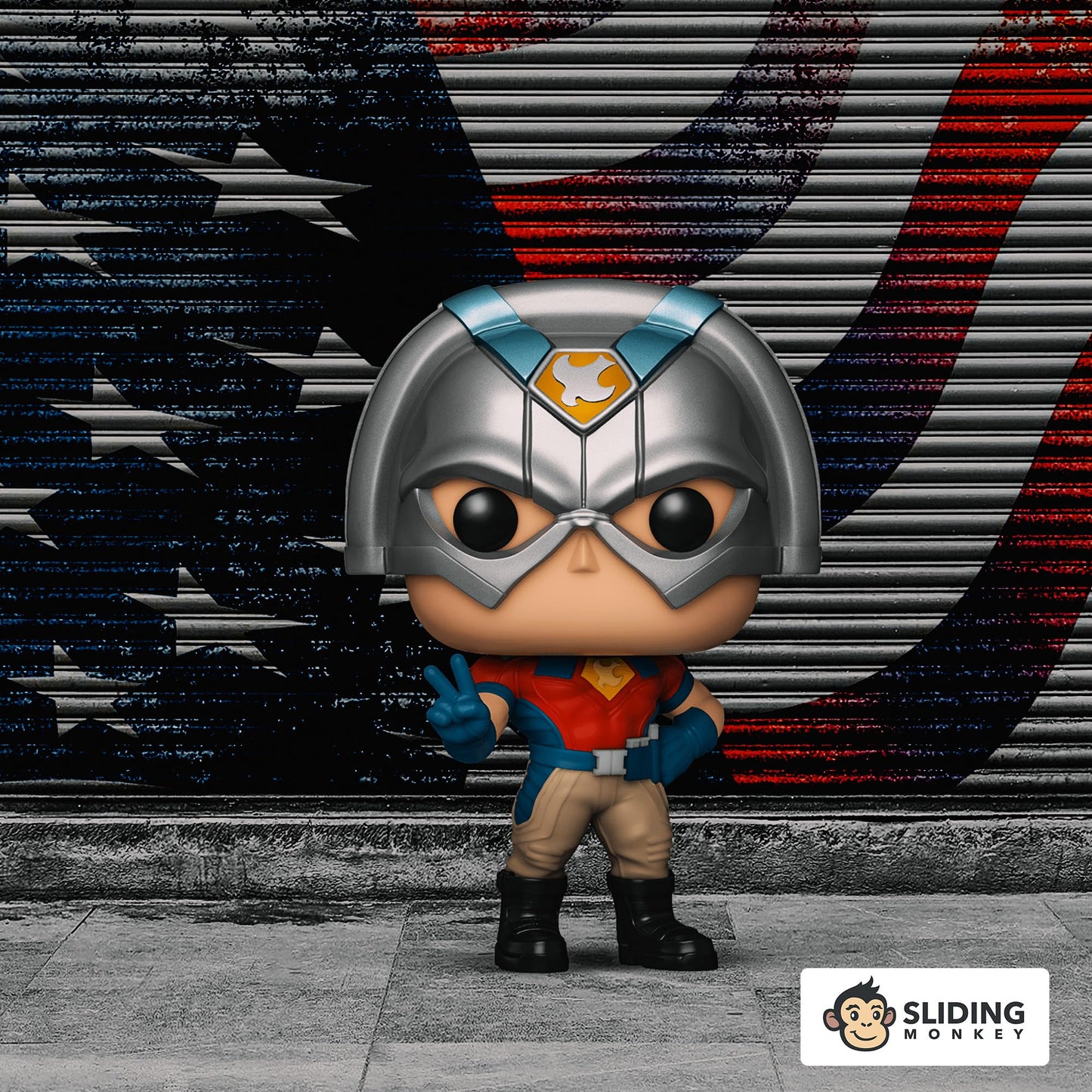 Funko Pop! Peacemaker with Peace Sign Special Edition Multicolor Exclusive Vinyl Figure #1260