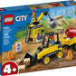 LEGO City Construction Bulldozer 60252 Toy Construction Set, Cool Building Set for Kids (126 Pieces)