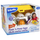 Kidoozie Peek N Peep Eggs - Mentally Stimulating Sorting & Stacking Toy for Ages 1 and Up - A Fun Way to Build Hand-Eye Coordinaton!