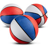 7-Inch Mini Basketballs Size 3 (3-Pack) with Pump for Mini Hoops & Pool