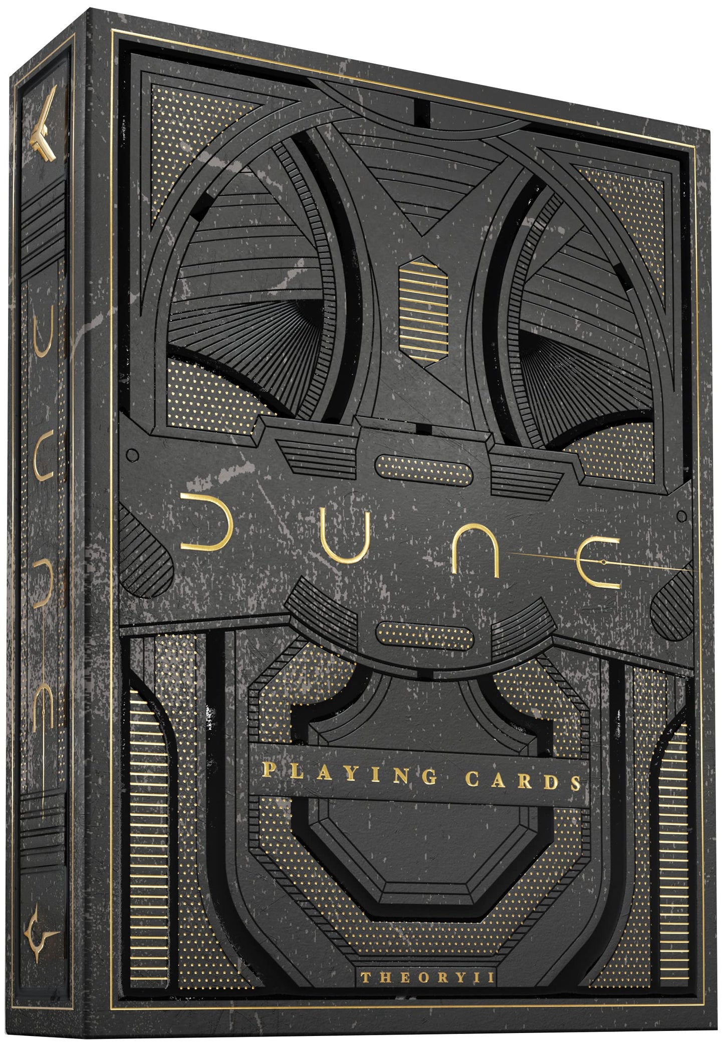 theory11 Dune Playing Cards, Grey/Gold