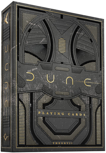 theory11 Dune Playing Cards, Grey/Gold