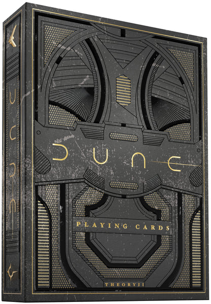 theory11 Dune Playing Cards, Grey/Gold