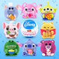 Snackles Disney 5-Inch Plush Toy 2 Pack by ZURU - Ultra-Soft Mini Stuffed Animal with Snack Accessory, Collectible Cuddly Plush for Kids, Tweens,