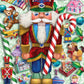 Bits and Pieces - Large 500 Piece Jigsaw Puzzle for Adults - Nutcracker and Toys' - Christmas Holiday Jigsaw Puzzle by Artist Randy Wollenmann