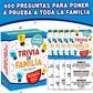 DiVU Games Trivia en Familia - Board Game en Español for Family, Friends, Adults & Teens | Juego de Cartas | Fun and Educational Trivia for Party