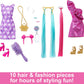 Barbie Fun & Fancy Set, Fashion Doll with Extra-Long Color-Streaked Blonde Hair, Clothes & Styling Accessories