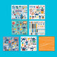Fashion Angels Disney Stitch Color & Collage Design Set, Includes 15 Colorable Posters & 7 Sticker Sheets, Ideal Crafts Activity for Kids Ages 8