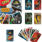 Mattel Games UNO Jurassic World Rebirth Card Game in a Collectible Tin for Kids, Adults & Family with Special Rule & Images Inspired by the Movie