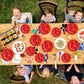 40 Pieces Dog Paw Print Birthday Party Supplies Include 20 Plates, 20 Forks,Puppy Theme Party Decorations, Ideal for Picnics, Baby Showers
