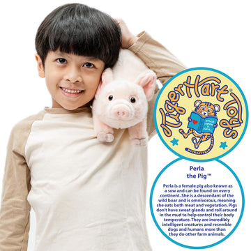 TigerHart Perla The Pig - 10 Inch Stuffed Animal Plush