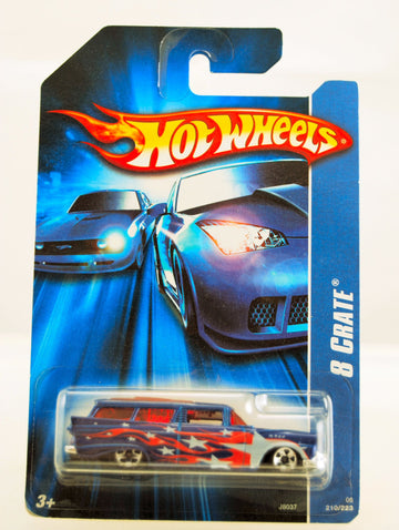 Hot Wheels - 2006 - 8 Crate - Ford - Red, White & Blue - #210/223 - Limited Edition - Collectible