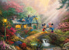 Ceaco - Thomas Kinkade Disney - Mickey and Minnie - 1000 Piece Puzzle