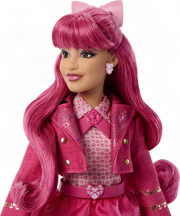 Mattel Disney Descendants: Wicked Wonderland Fashion Doll & Accessory, Pink Sister of Red & Daughter of Queen of Hearts with Movie-Inspired Clothing