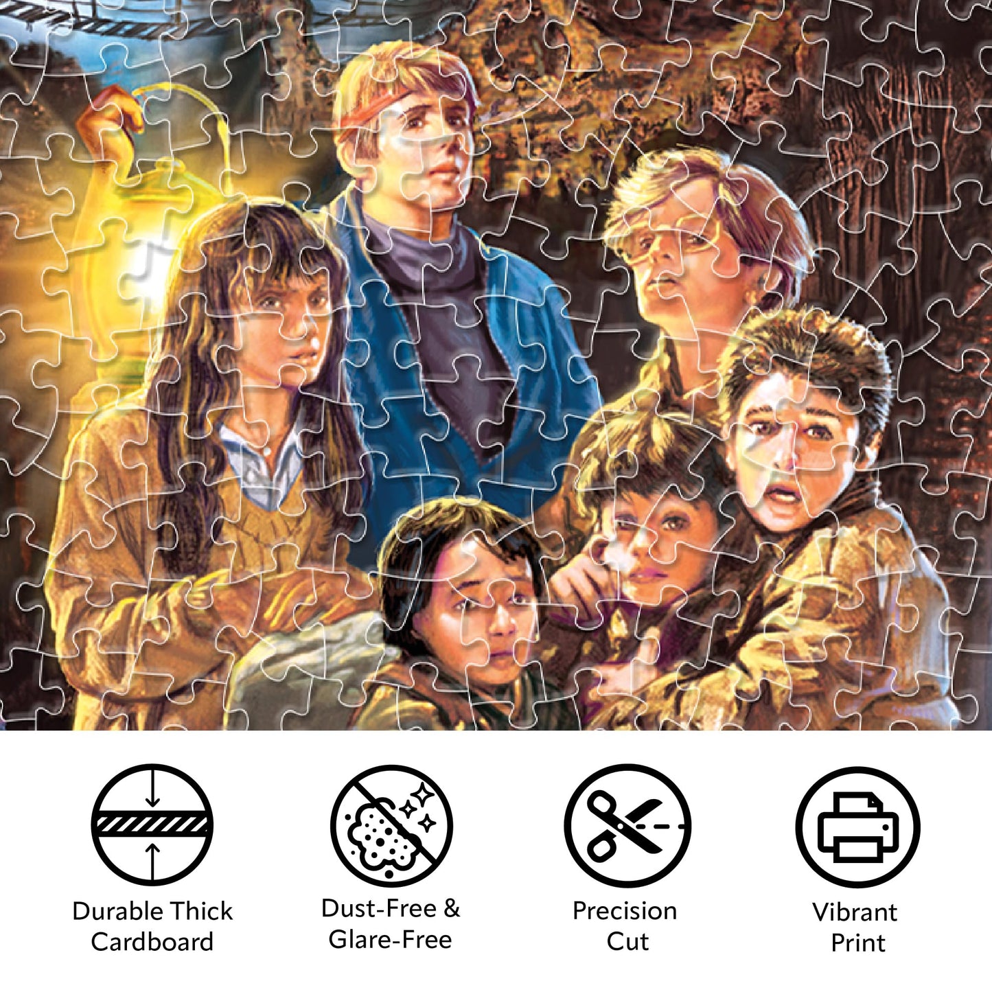 Aquarius Goonies 500 Piece Jigsaw Puzzle for Adults - Movie Puzzles 14"x19" Collectible Merchandise Gift